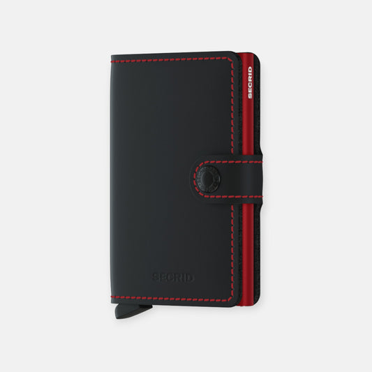 MINIWALLET SECRID MATTE BLACK & RED Secrid - EL MALETI