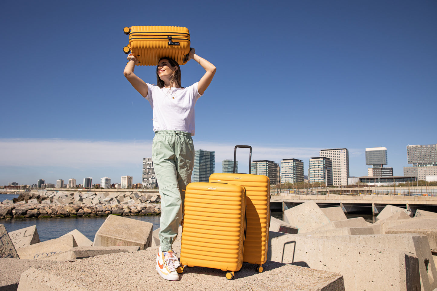 Maleta cabina expandible Stivibags Ecowave