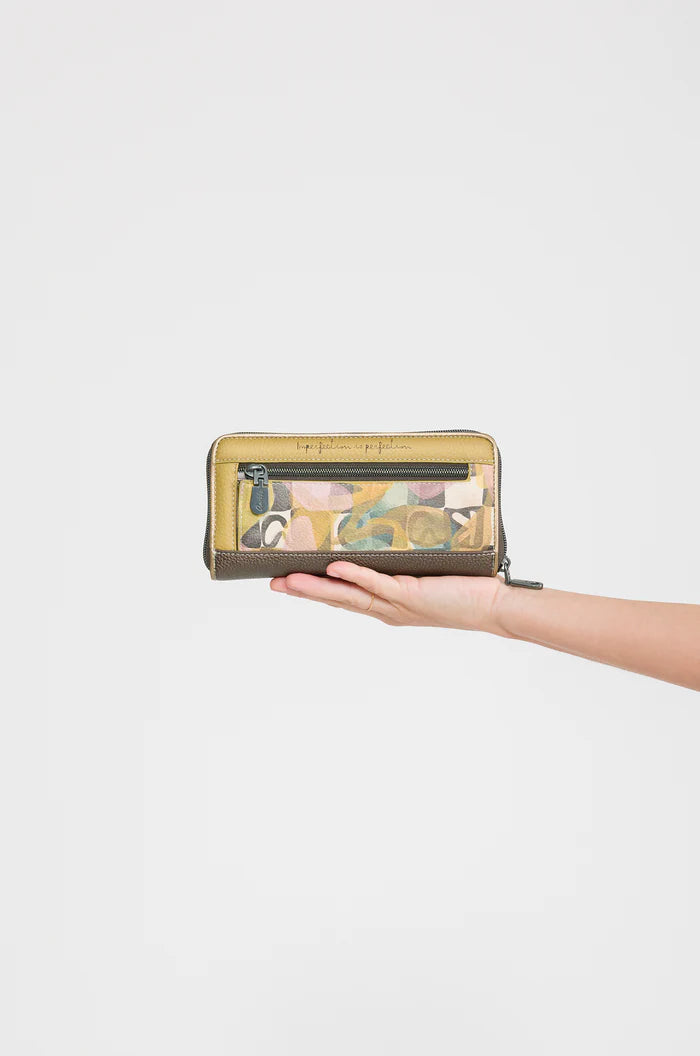 Billetero grande rígido Anekke Bloom