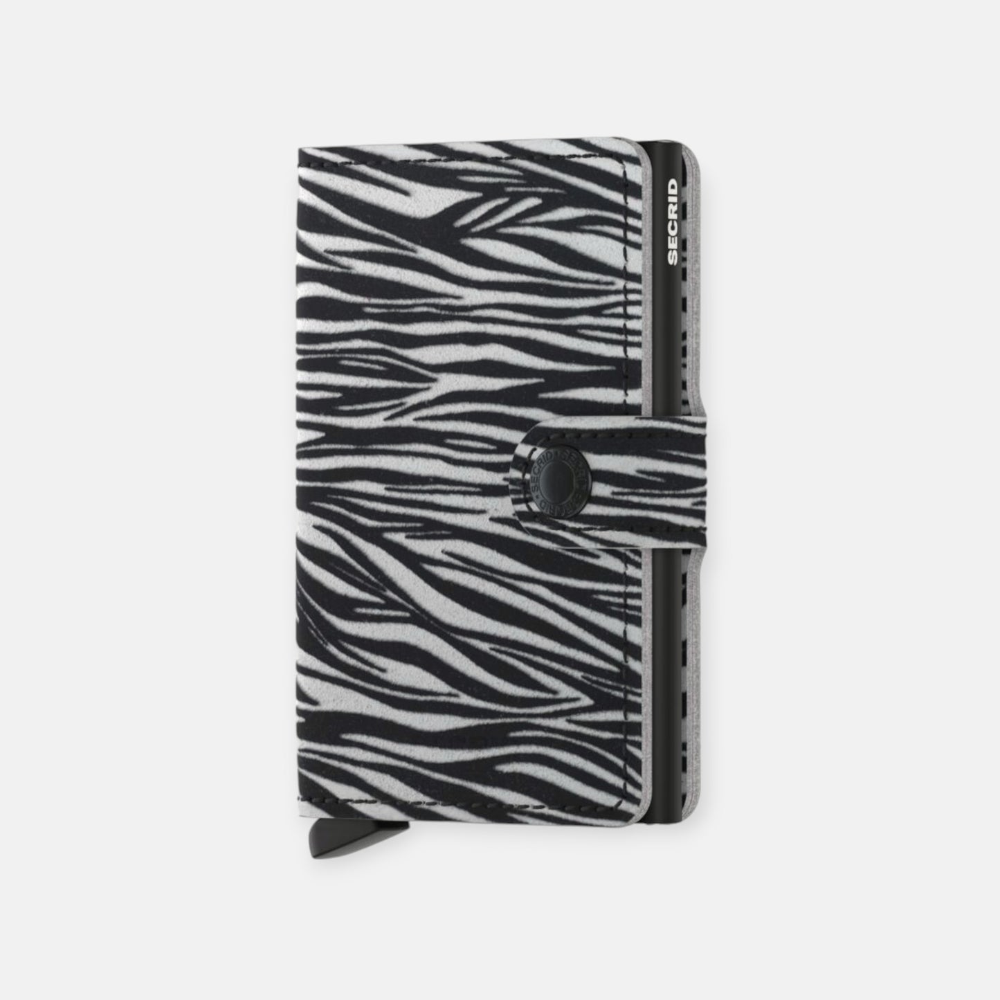 MINIWALLET SECRID ZEBRA LIGHT GREY