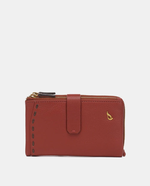 Billetero Abbacino Baker Mediano en Piel - Terracota Abbacino | El Maletí