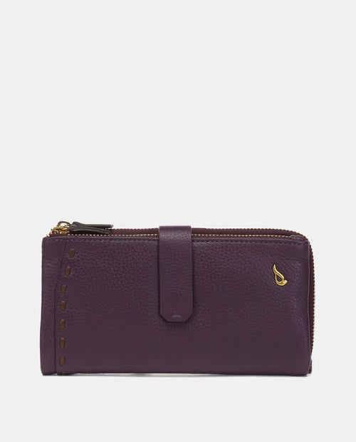 Billetero Abbacino Baker Piel Grande - Lila Abbacino | El Maletí