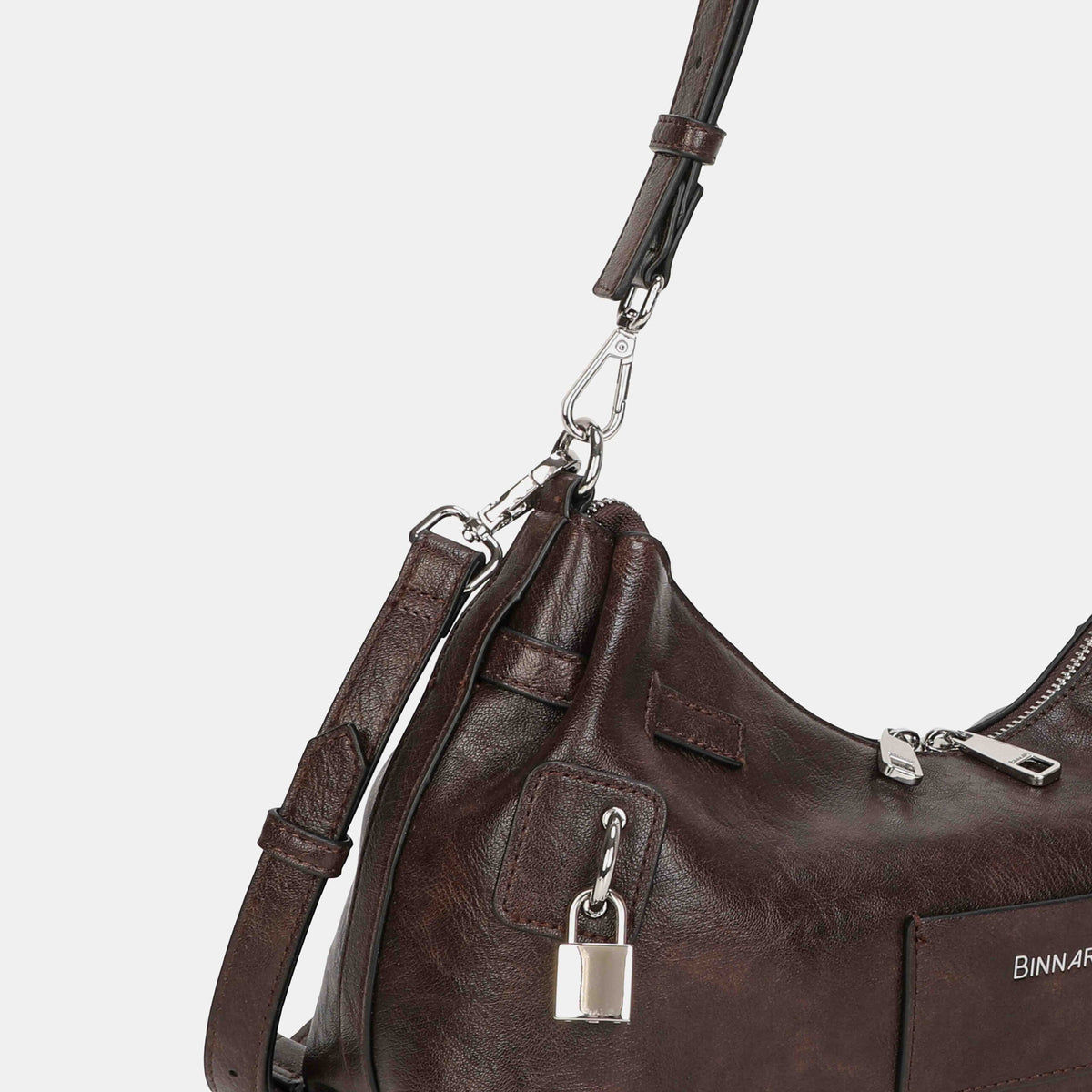Bolso de hombro y bandolera Binnari Deva