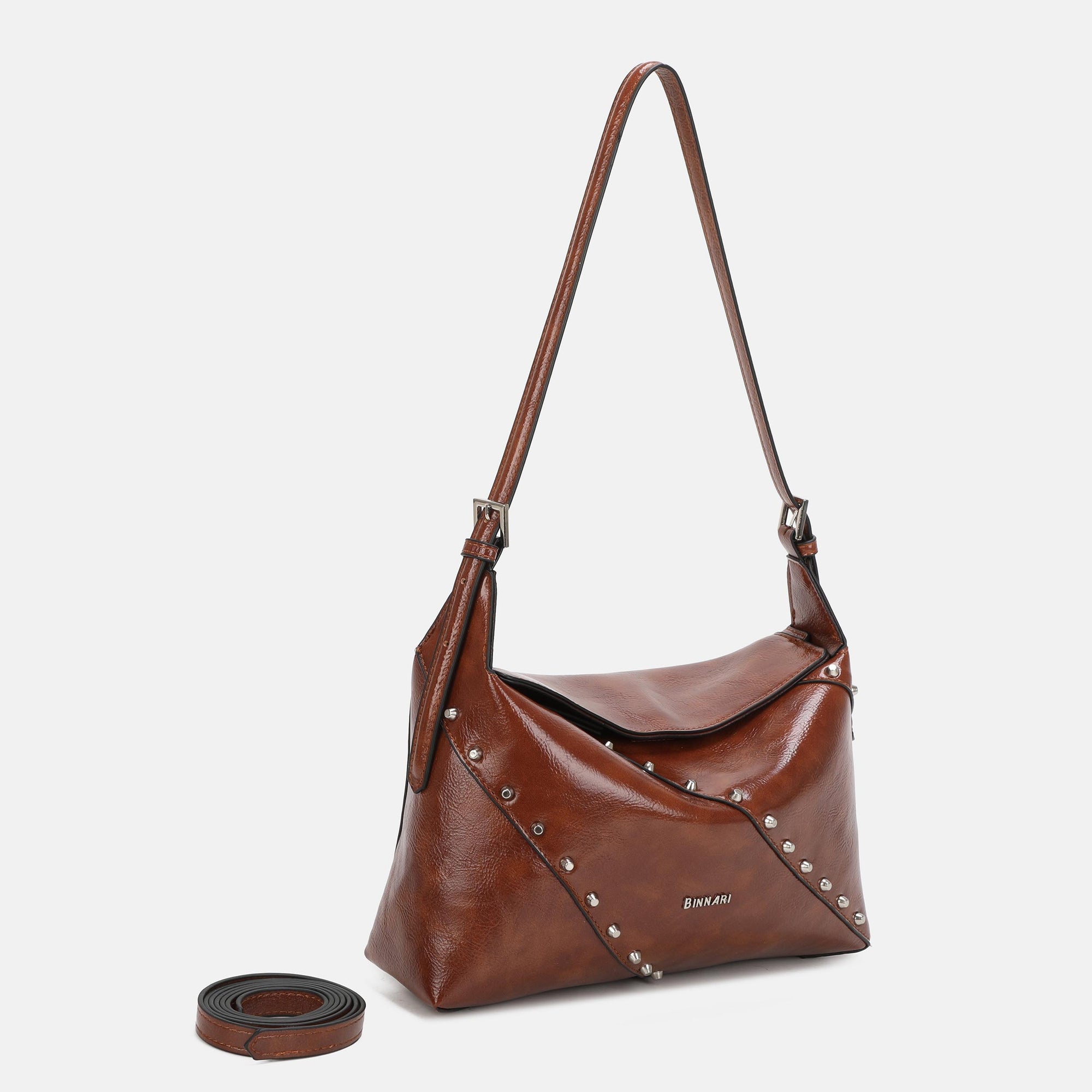 Bolso de hombro y bandolera Binnari Freeda