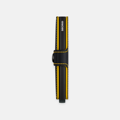 MINIWALLET SECRID MATTE BLACK & OCHRE Secrid | El Maletí