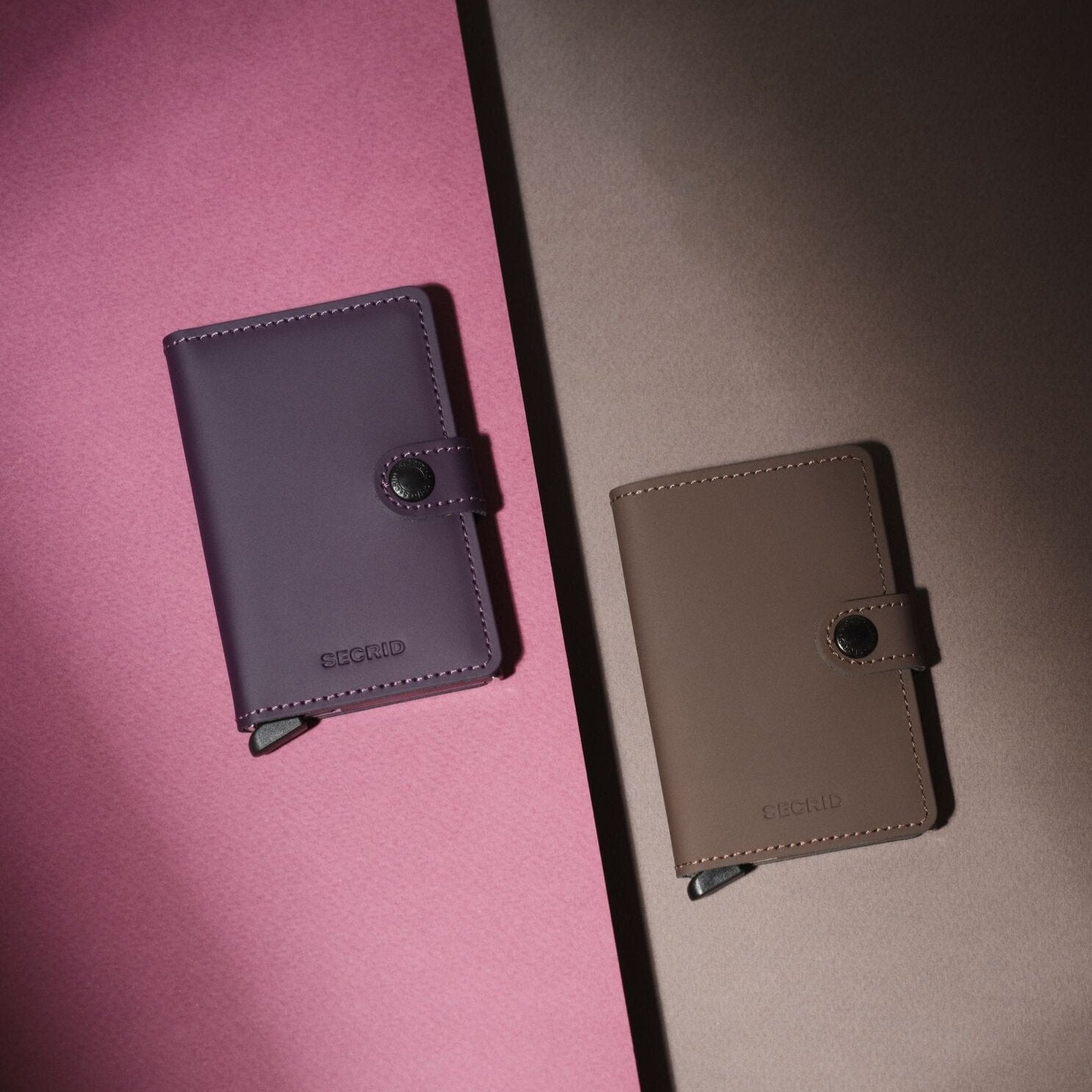 MINIWALLET SECRID MATTE DARK PURPLE & FUCHSIA Secrid | El Maletí