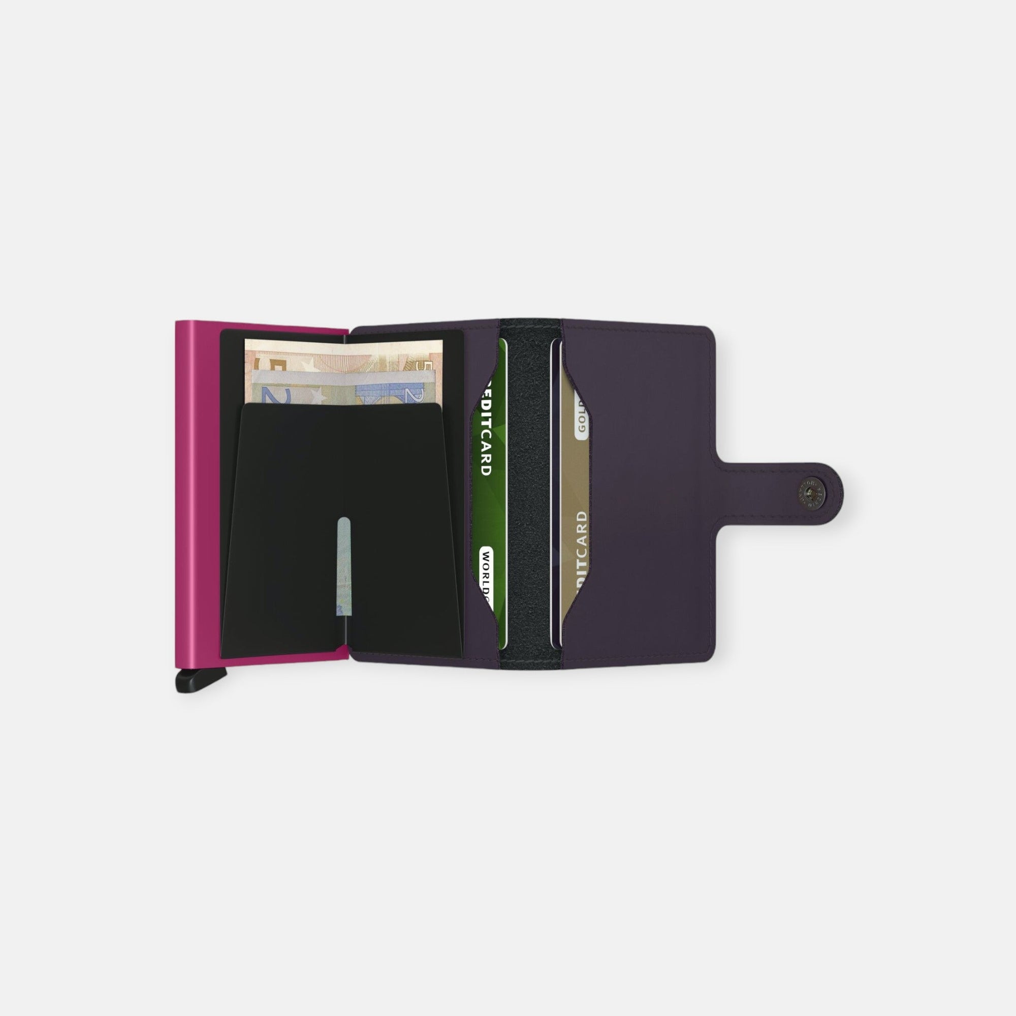 MINIWALLET SECRID MATTE DARK PURPLE & FUCHSIA Secrid | El Maletí