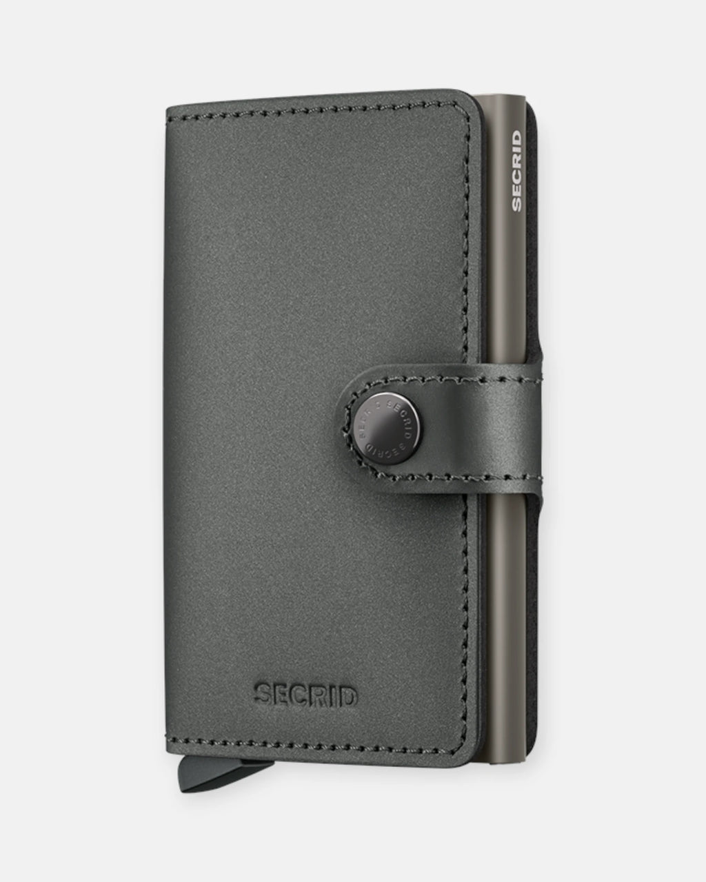 MINIWALLET SECRID MATTE SATIN STEEL