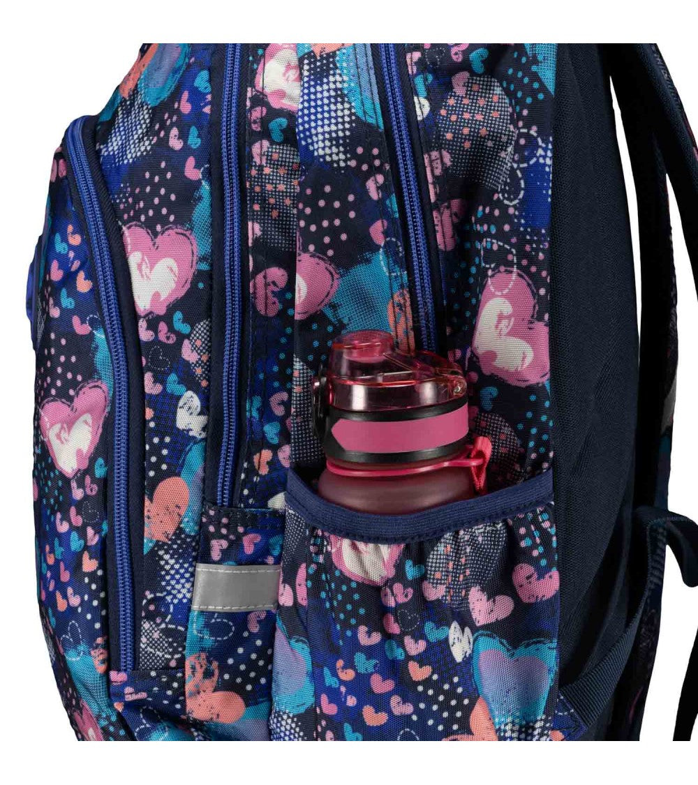 Mochila CoolPack Prime Stamp Heart - 41cm