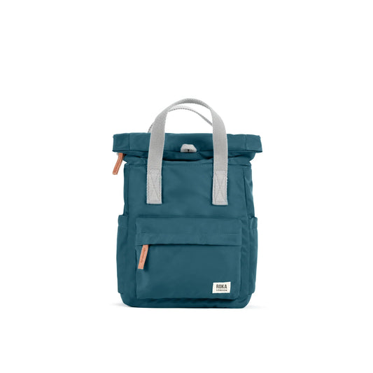 Mochila Roka London Canfield B - Teal - Pequeña Roka London - EL MALETI