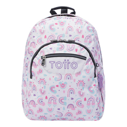 Mochila Totto Acuareles Arcoiris - 44cm Totto | El Maletí