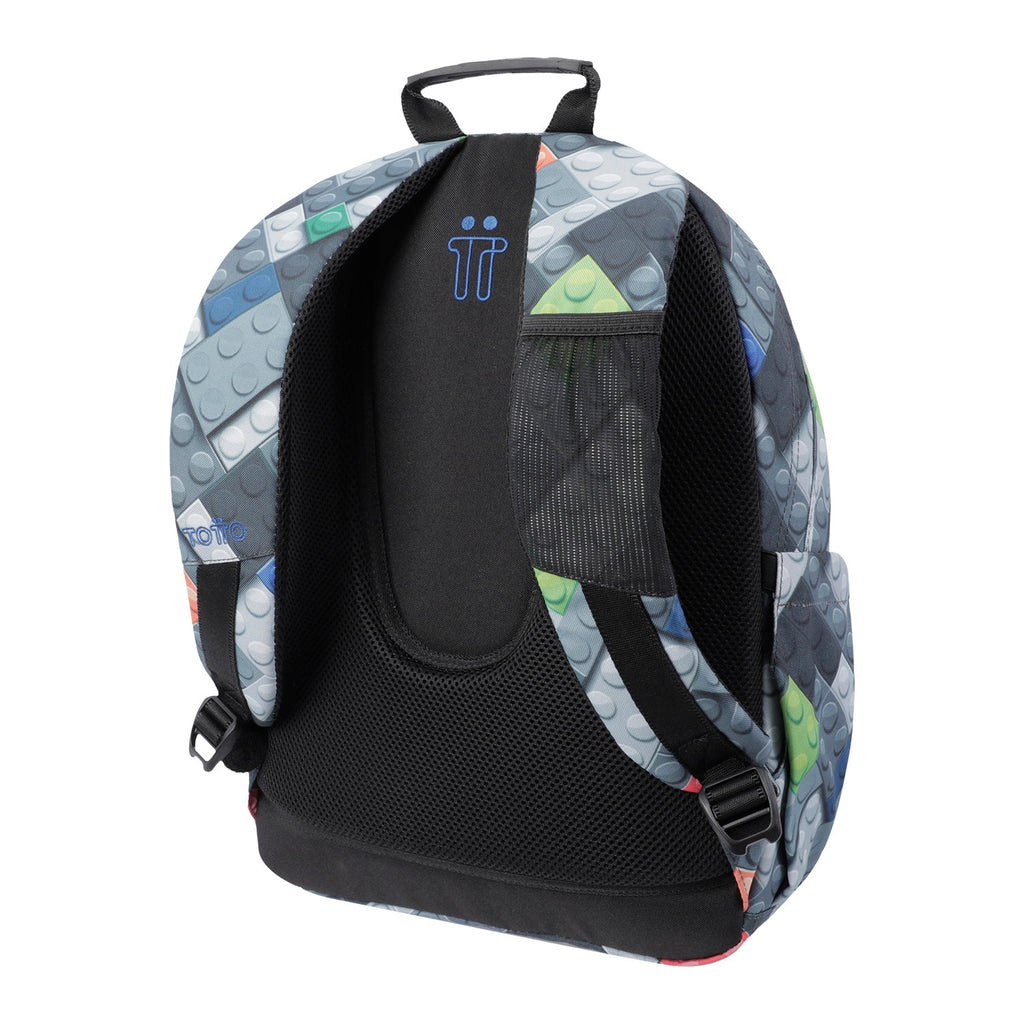 Mochila Totto Acuareles Bloques - 44cm Totto | El Maletí