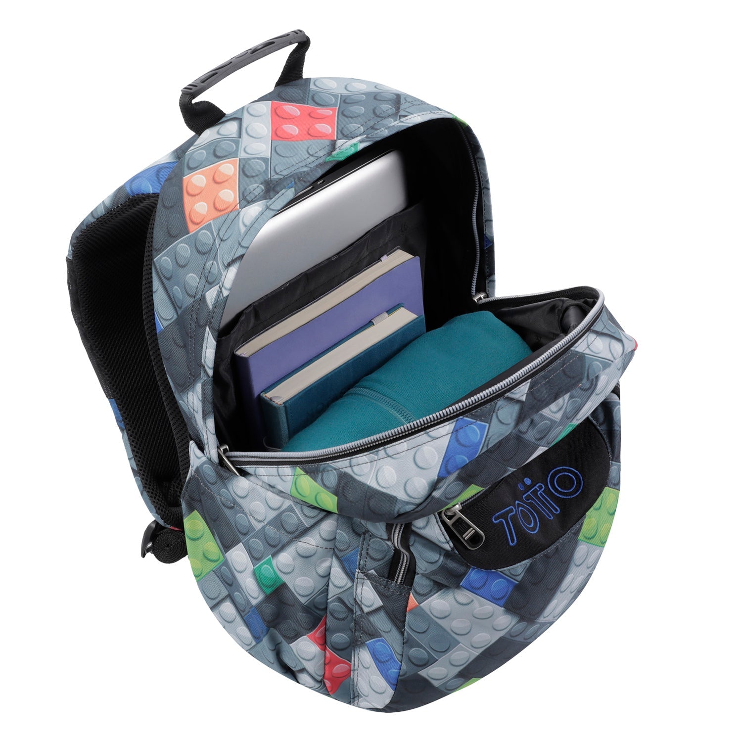 Mochila Totto Acuareles Bloques - 44cm Totto | El Maletí