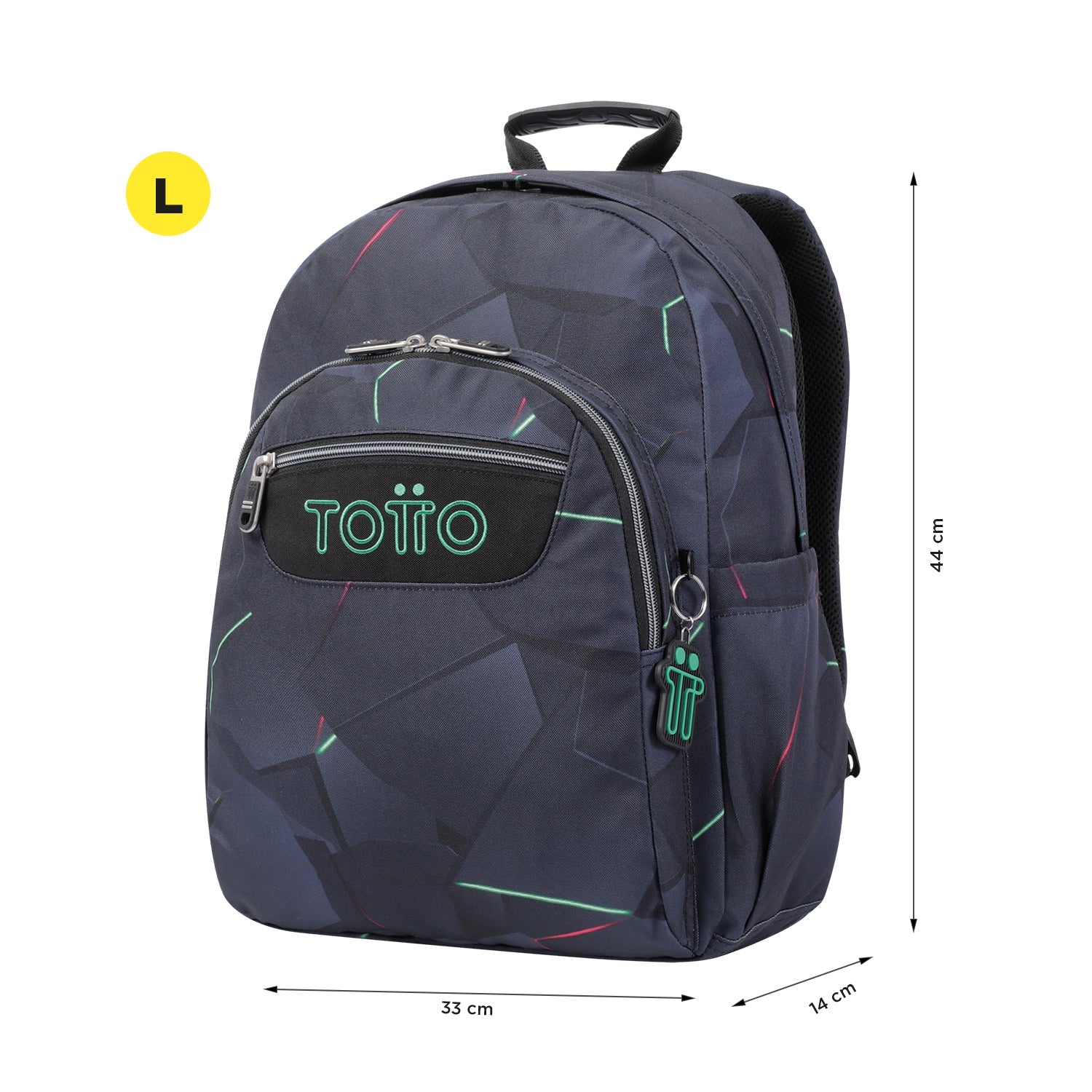 Mochila Totto Acuareles Fractal - 44cm Totto | El Maletí