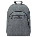Mochila Totto Acuareles Gris Metálico - 44cm Totto | El Maletí