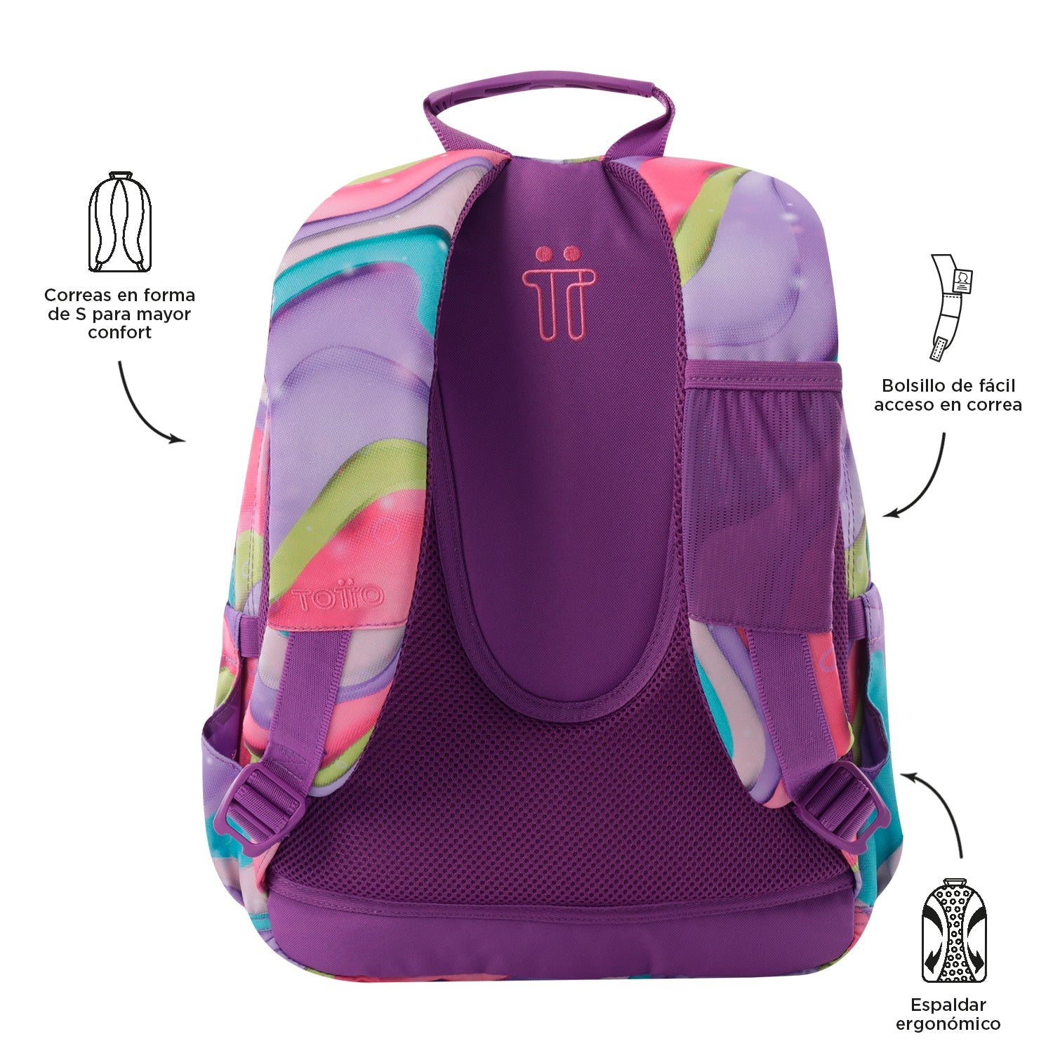 Mochila Totto Gommas Ferri - 39 cm Totto | El Maletí