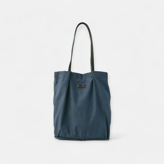 Tote bag plegable BIBA MANSFIELD STRIPES - Azul jeans Biba - EL MALETI